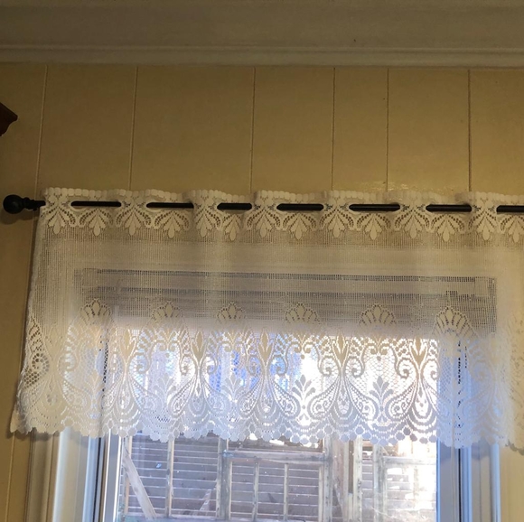 Short Window Tiers Window Drape Shade Curtains for Laundry Room Studio - Picture 5 of 7